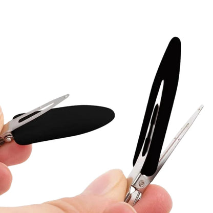 10pcs Seamless No-Bend Hair Clips – Side Bangs & Makeup Hairpins