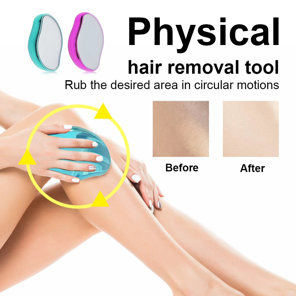 Crystal Hair Eraser – Safe & Reusable Body Hair Removal Tool