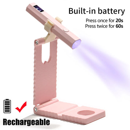 YIKOOLIN Handheld UV/LED Nail Dryer Lamp – Gel Polish Curing Tool