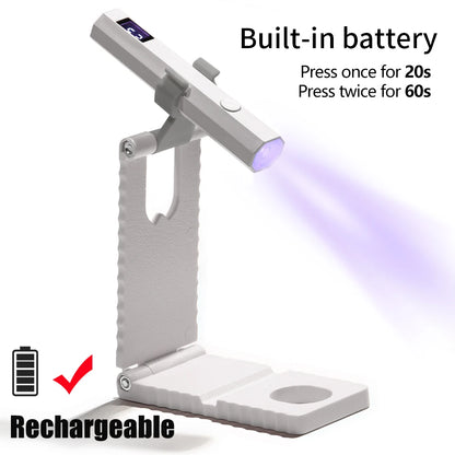 YIKOOLIN Handheld UV/LED Nail Dryer Lamp – Gel Polish Curing Tool