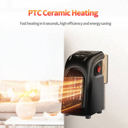 Mini Ceramic Electric Space Heater – Portable Winter Room Heater