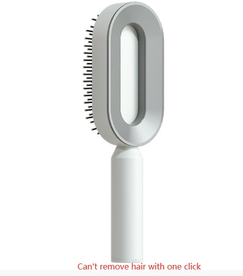 One-Click Self Cleaning Hair Brush